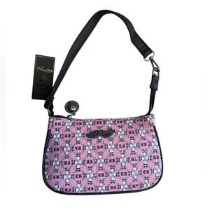 Ed Hardy Pink Patterned Shoulder Bag